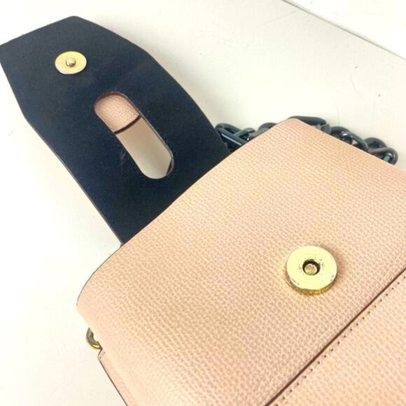 YUZEFI Leather Daria ShouldernBag in Blush - $545. - Picture 11 of 13